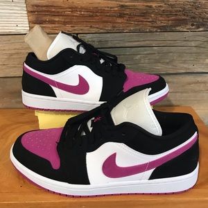 Air Jordan 1 Low black Cactus Flower